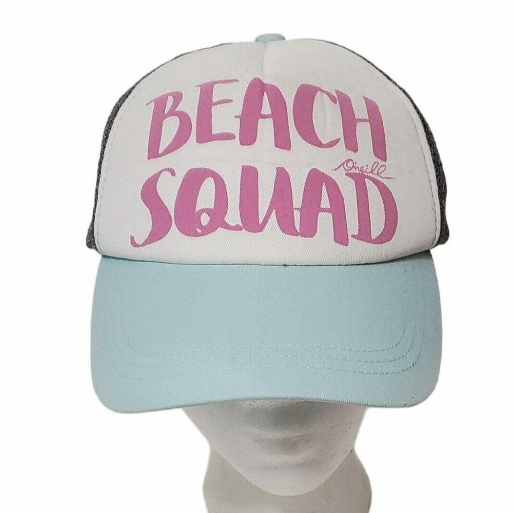 VTG O'Neill Beach Squad Hat Snapback Cap Trucker Mesh Foam Unisex Surf Sun Shade